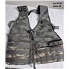 Image 4 : Military Camo Tactical Vest. Netting interior. Size is adjustable