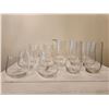 Image 1 : 14 piece glassware set with 10 dessert bowls