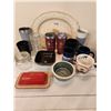 Image 1 : Lot of kitchen wares - includes chipped Lecreuset butter dish