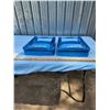 Image 2 : 2 blue foldable boat/stadium seats