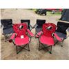 Image 1 : 6 foldable lawn chairs - 2 are from Hockey Canada