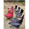Image 4 : 6 foldable lawn chairs - 2 are from Hockey Canada