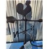 Image 2 : 24 inch metal weather vane, 7 foot iron plant hanger