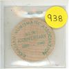 Image 1 : 1950 – 1990 Cec Tannahill Wooden Nickel. Issued on the 40th Anniversary of the Canadian Num