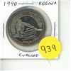 Image 1 : 1990 Regina Trade Dollar. Curling. BU.
