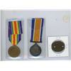 Image 2 : Set of 3 World War I militaria. Includes 1914 – 1918 British War Medal, Victory Medal, and 