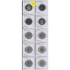 Image 1 : Set of 10 Canadian Specimen 50 Cents. Includes 1997, 2006P, 2007, 2008, 2010, 2011, 2012, 2013, 2014