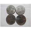 Image 3 : Lot of 8 ( 1969, 79, 81-86) canadian 1 dollar coins