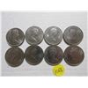 Image 4 : Lot of 8 ( 1969, 79, 81-86) canadian 1 dollar coins