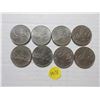 Image 1 : Lot of 8x 1979 canadian 1 dollar coin