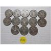 Image 1 : Lot of 13 (1968-76, 78-77, 81-82) canadian half-dollar coins