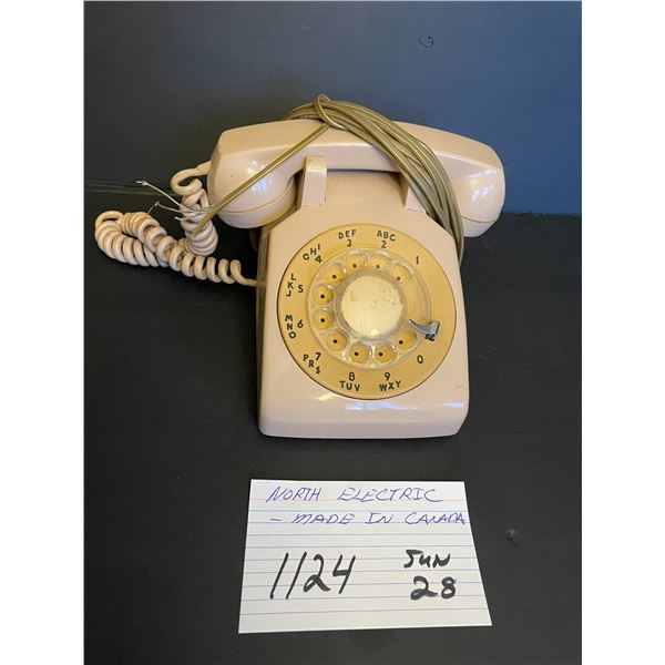 Rotary dial phone - North Electric - made in Canada
