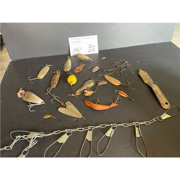 Vintage fishing lures