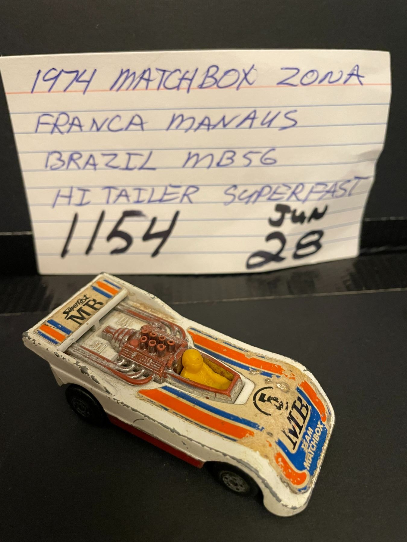 Matchboxes Brazil 1974 Matchbox Zona - Franca Manaus - Brazil MB56 - Hi-Tailer - Schmalz ...