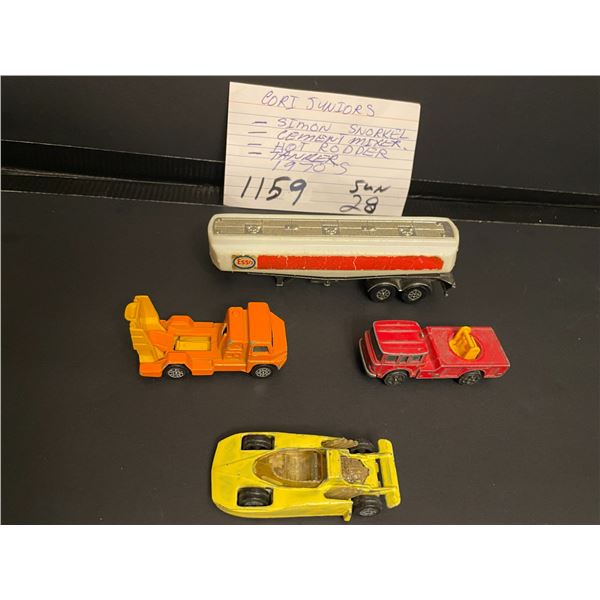 Cori Juniors - Simon Snorkel Fire Engine - Cement Mixer - Hot Rodder - Tanker – 1970s