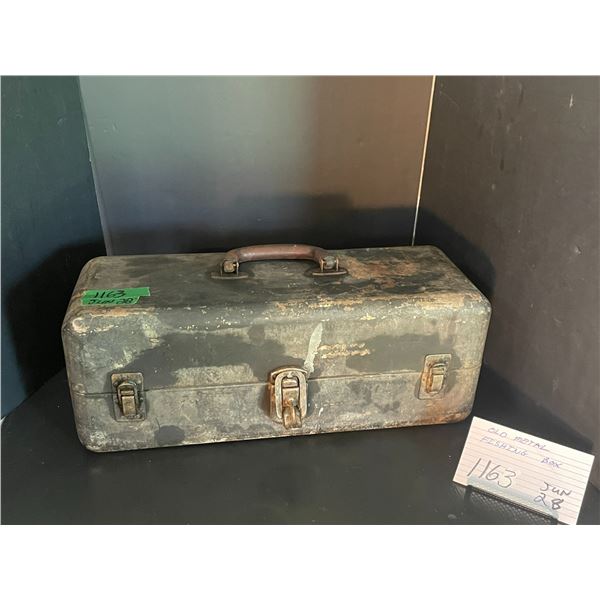 Old Metal fishing box