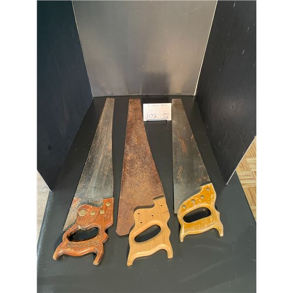 3 hand saws