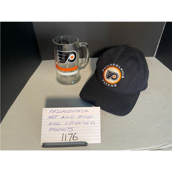 Philadelphia Flyers hat and mug - NHL licensed products