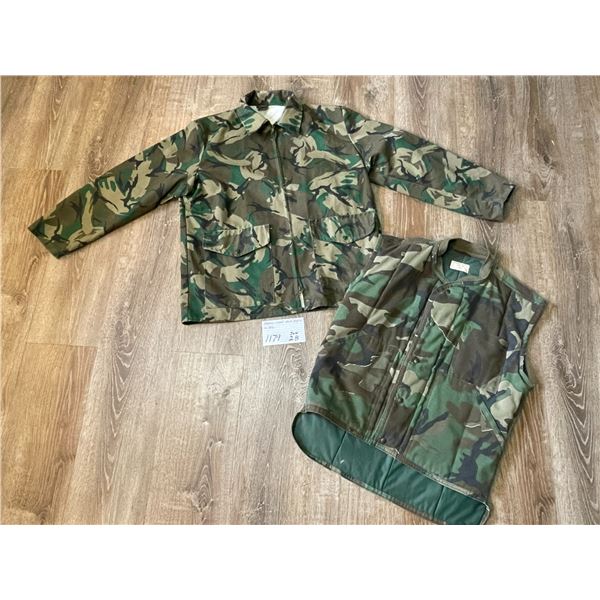 Camo Coat & Vest – XL  –  custom made vest