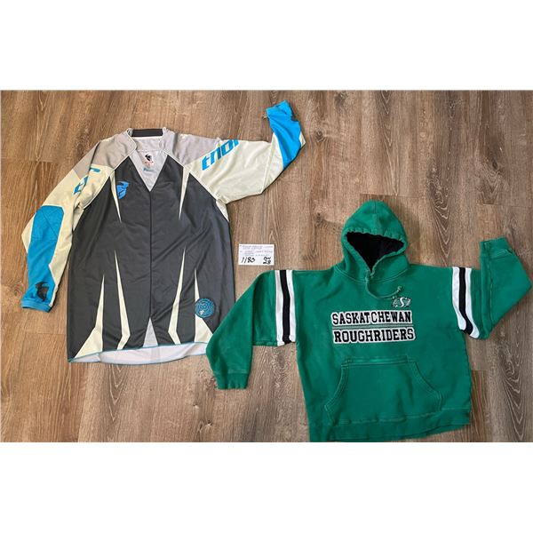 Rider hoodie - Waves brand - size L - Thor dirt bike shirt - sz L