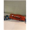 Image 2 : Ertl International Toy Car Hauler Transport Truck + Trailer - 3619 - 7991