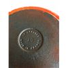 Image 2 : Le Creuset Volcanic Flame Orange Sm. Casserole Dish + Lid #18 Made in France - Cast Iron