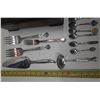Image 5 : Box of Vintage Spoons, Fork, Knife. (Stainless Steel/Silver/Silver Plated)