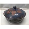 Image 1 : Vintage Earthware Pottery Casserole with Lid. (Handmade)