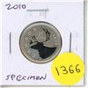 Image 1 : 2010 Specimen 25 Cents. Specimen-66.