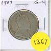 Image 1 : 1907 Silver 50 Cents. Edward VII. G-4.