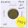 Image 1 : France. 1924 50 Centimes. VF.