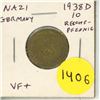 Image 1 : Nazi Germany. 1938D 10 Reichspfennig. VF+.