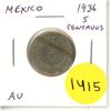 Image 1 : Mexico. 1936 5 Centavos. AU.