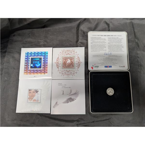 1999/200 Coin + Stamp Set MINT