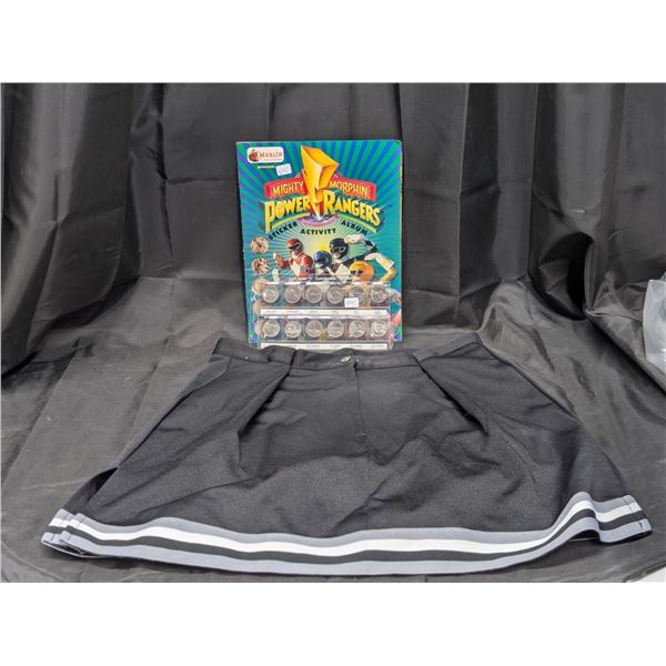 Vintage Cheer Suit + Power Rangers Sticker Book + Coin Set