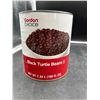 Image 1 : Gordon Choice Black Turtle Beans, 2.84 L (100 FL OZ) Can