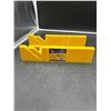 Image 1 : ToolTech Yellow Plastic Mitre Box with Measurement Guide 12_