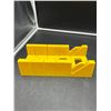 Image 2 : ToolTech Yellow Plastic Mitre Box with Measurement Guide 12_