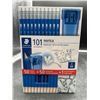 Image 1 : Staedtler Norica 101-Piece Pencil Set with Sharpener and Eraser Caps
