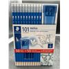 Image 1 : Staedtler Norica 101 Pencil Set With 50 Pencils, 50 Eraser Caps, and Sharpener
