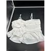 Image 2 : Women’s White Camisole with Flower Embelishment Size Small