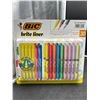 Image 1 : BIC Brite Liner Highlighters Set with 30 Assorted Colors