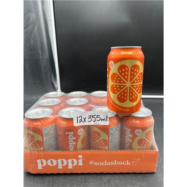 Poppi Orange Soda 12x355ml Cans