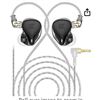 Image 1 : KZ ZEX Pro in Ear Monitors, KZ ZEXPro IEM Earbuds with 1 Electrostatic Driver 1DD 1BA Hybrid Wired E