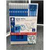 Image 1 : Staedtler Norica 101 Pencil Set with Accessories, 2 HB Grade, 50 Count