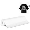 Image 1 : Sileelis Heat Transfer Vinyl Iron on Vinyl-White HTV Vinyl Roll, 12” X 10FT Vinyl Iron on f