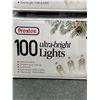 Image 3 : Prextex 100 Ultra-Bright Lights, Indoor/Outdoor, 18.5 ft Light Length Lot of 2