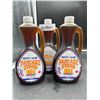 Image 1 : Nutty Club Pancake Syrup 750 mL Bottles, Set of 3