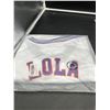 Image 3 : Movie Edition Men’s Space Jam (Tune Squad) 10# LOLA Classic sports basketball jerseys White