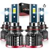 Image 1 : FITMOTORS 9006/HB4 Low Beam and 9005/HB3 High Beam LED Headlight Bulbs Combo, 32000 Lumens 300% Brig